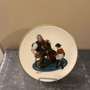 Norman Rockwell “Grandpa’s Girl” Collector Plate – 1978 Gorham Fine China